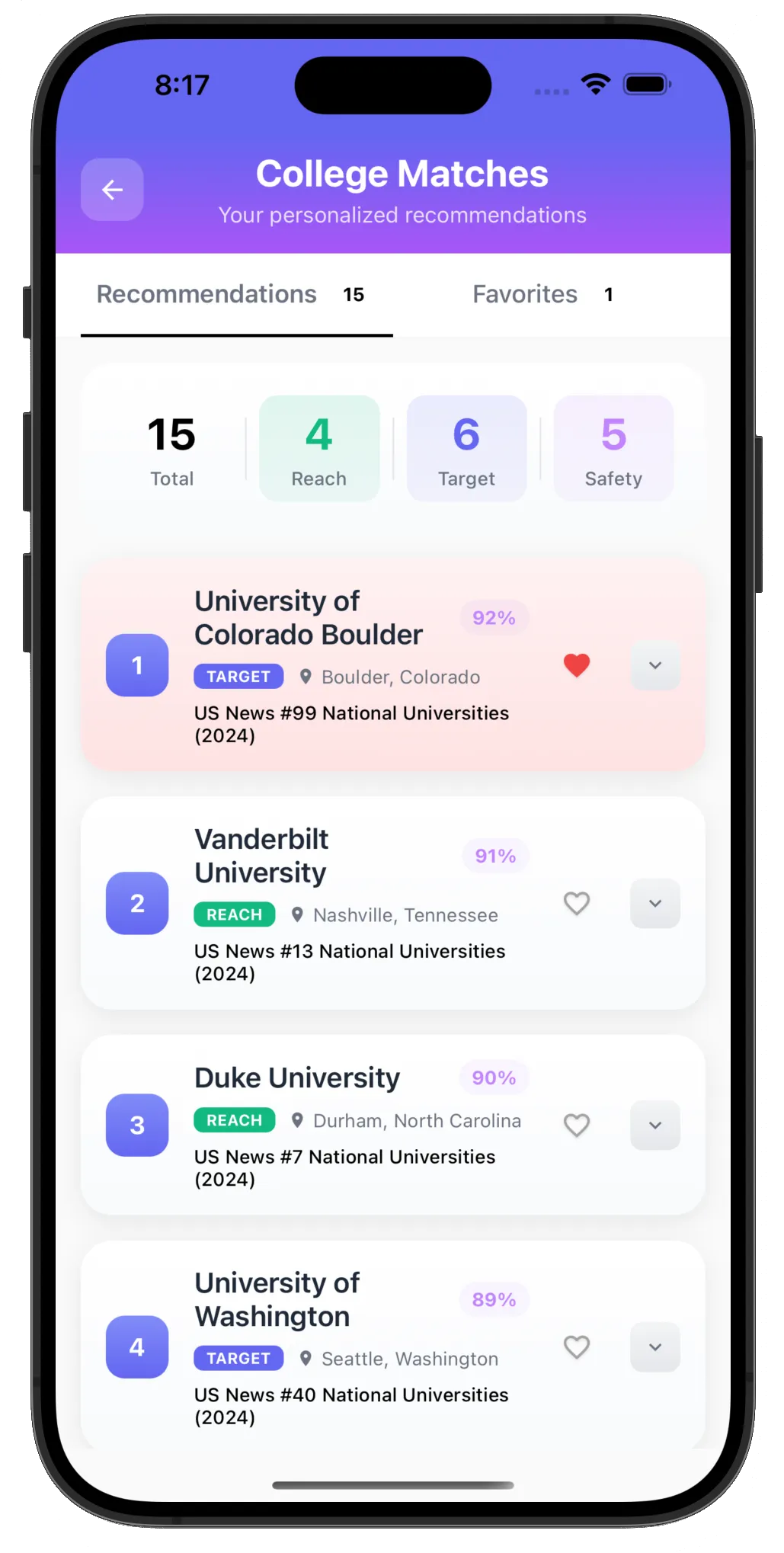 College Coach App Preview